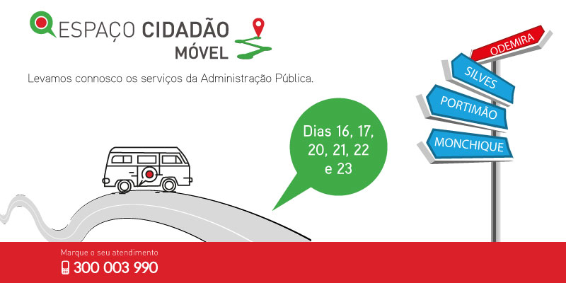 Espaço Cidadão Móvel ao serviço dos cidadãos no sul do País