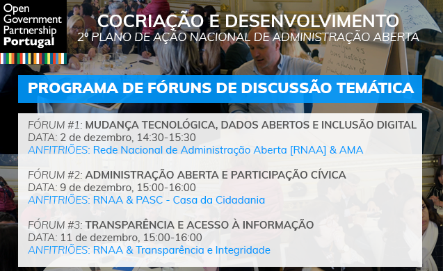 Fóruns de Discussão Temática - II Plano de Ação Nacional