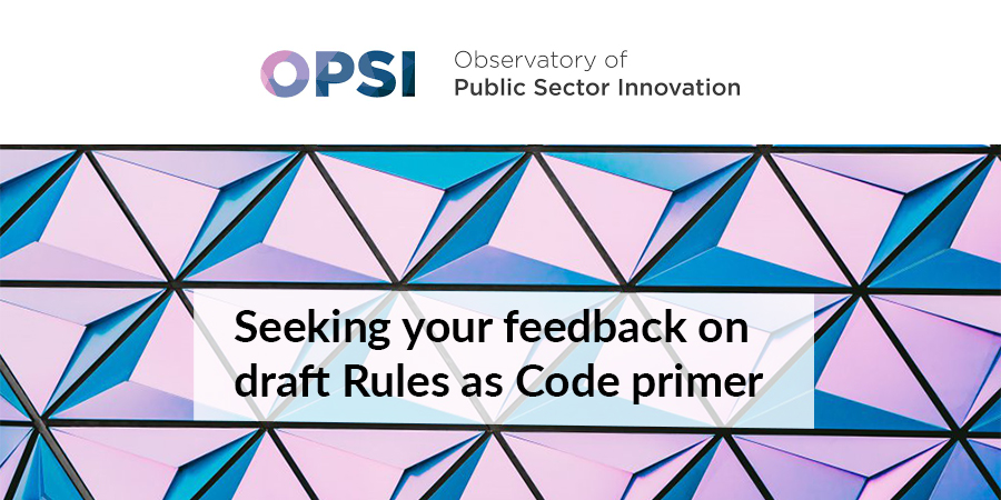 Participe na consulta pública «Rules as Code», do OPSI