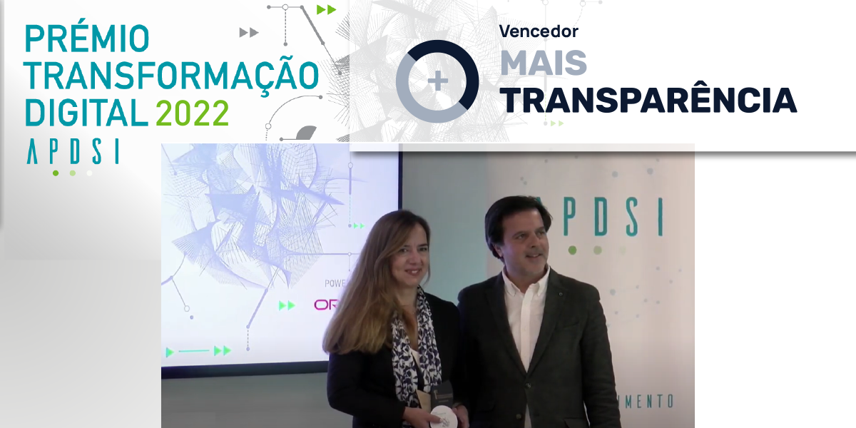 Mais Transparência vence prémio Transformação Digital 2022