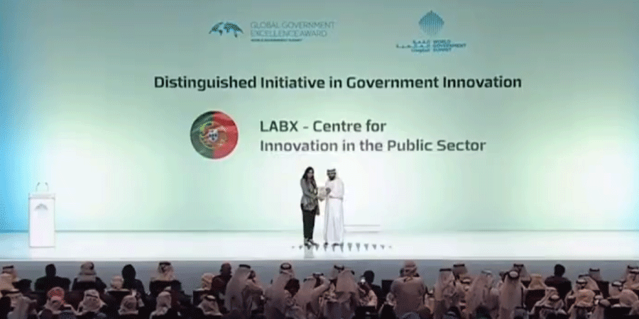 World Government Summit 2023: LabX venceu a categoria «Distinguished Initiative in Government Innovation»